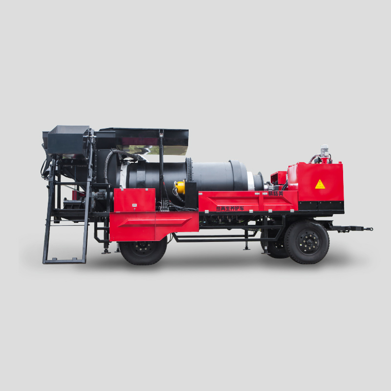 China Cheap price Blacktop Seam Patching Kettle - HOTBOX-SS3000 Mobile hot-reclaimed asphalt machine – EROMEI